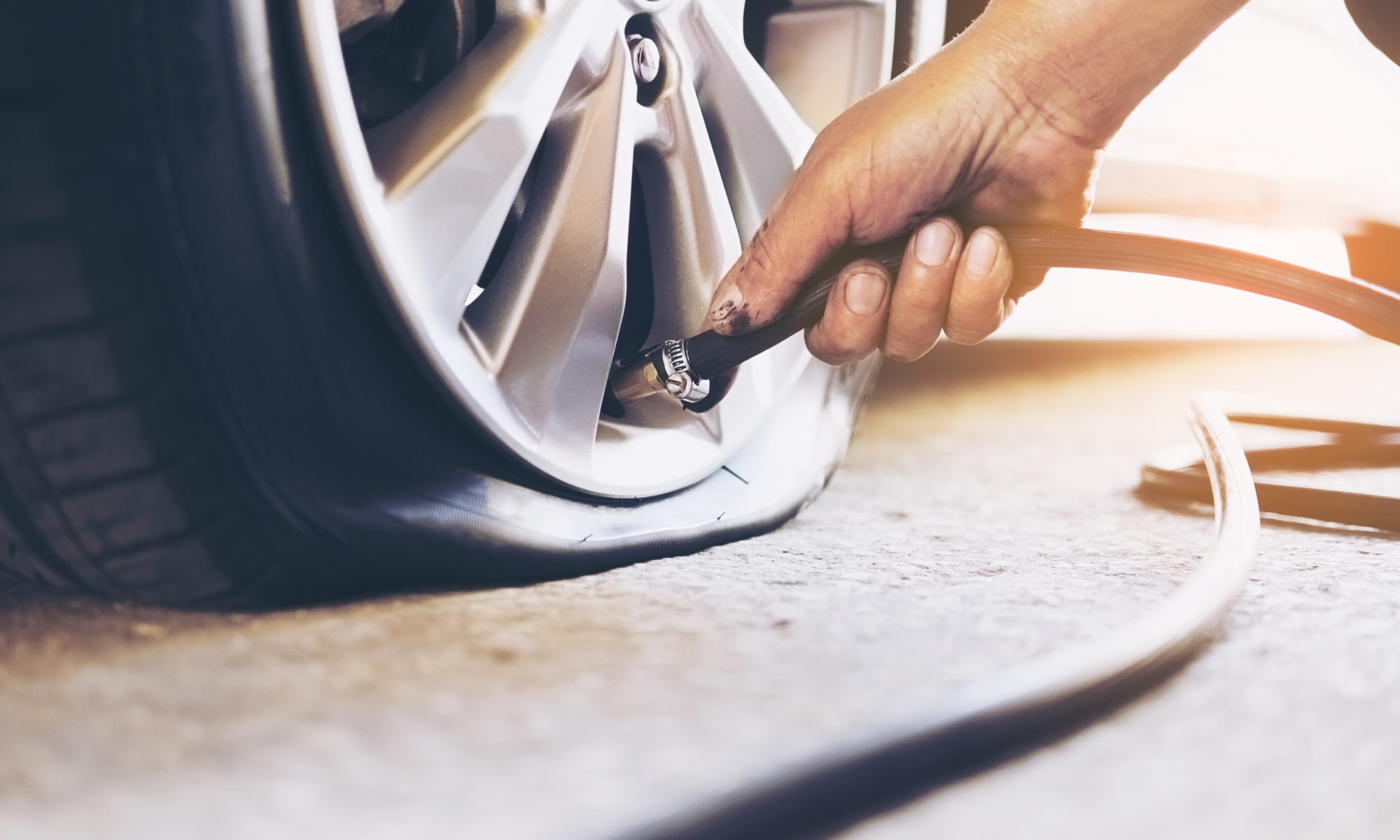 flat tire repair services in Belle Meade